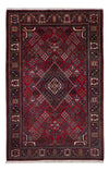 Meymeh Alfombra 160x248cm - Alfombra persa - Rectángulo / Rojo Oscuro / 160 x 248 cm Rectángulo