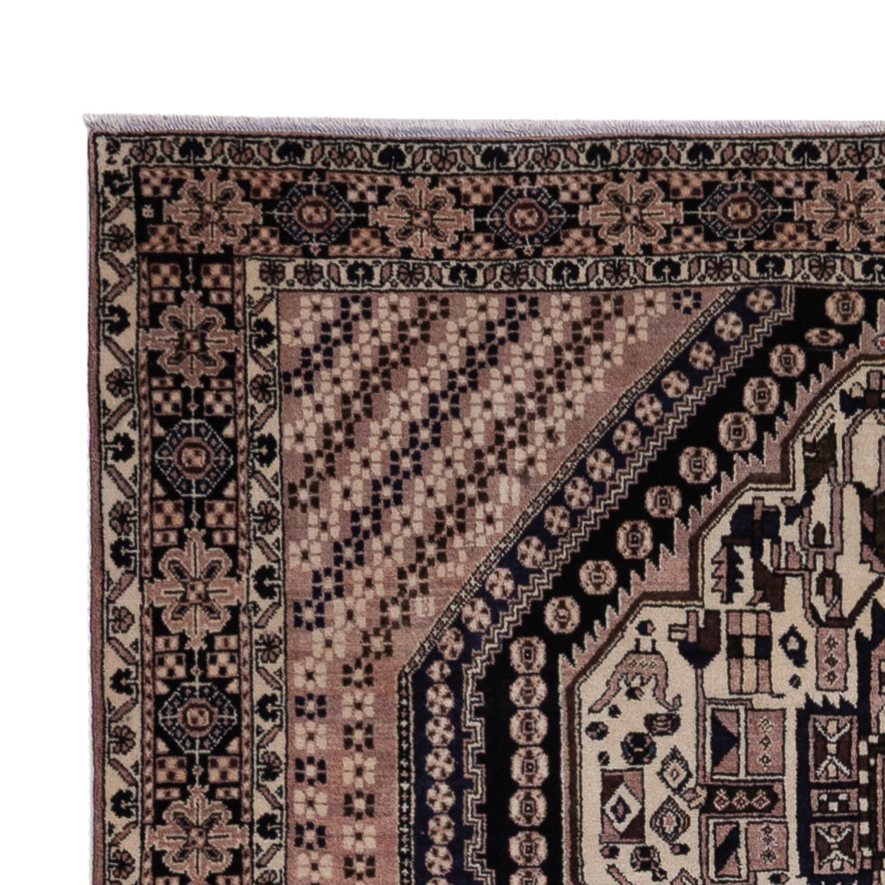 Alfombra persa - Nómada - 210 x 152 cm - beige oscuro