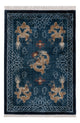 Seda china Alfombra 187x123cm - Alfombra oriental
