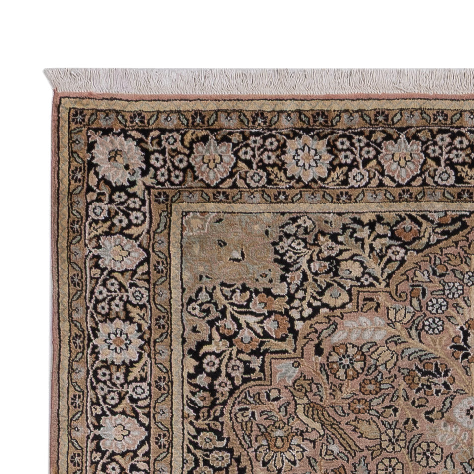 Seda de Cachemira Alfombra 188x126cm - Alfombra oriental