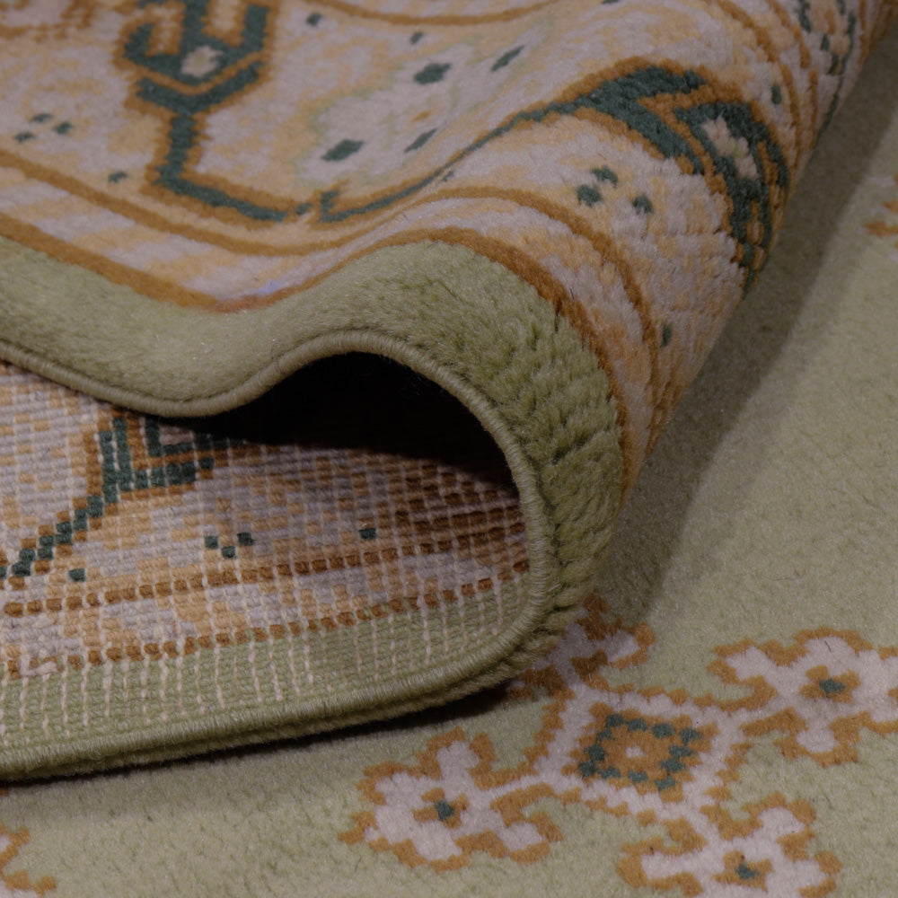 Perserteppich - Nomadic - 227 x 145 cm - hellgrün