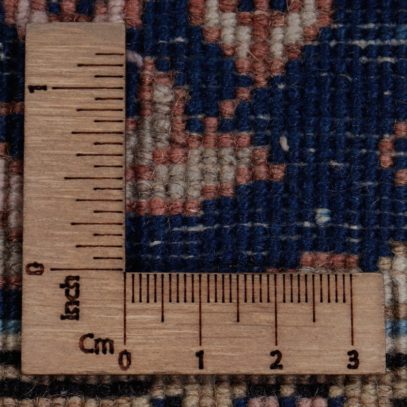 Alfombra persa - Ghom - 209 x 140 cm - azul