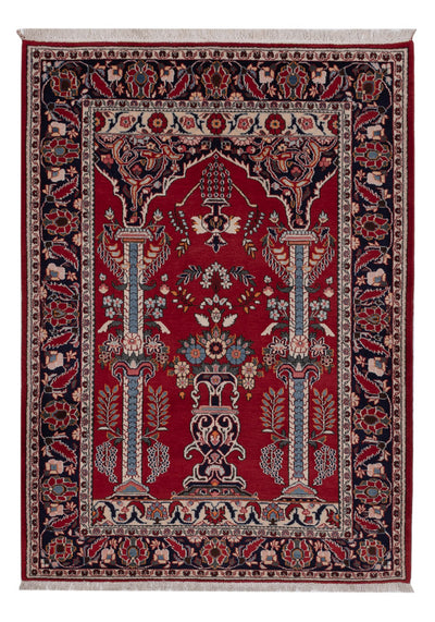 Kashan Alfombra 131x194cm - Alfombra persa