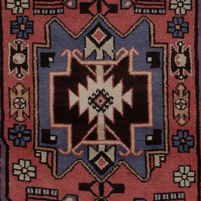 Alfombra persa - Nómada - 199 x 130 cm - azul oscuro