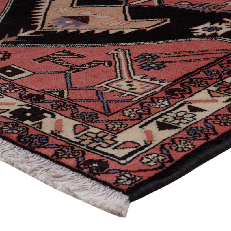 Alfombra persa - Nómada - 199 x 130 cm - azul oscuro