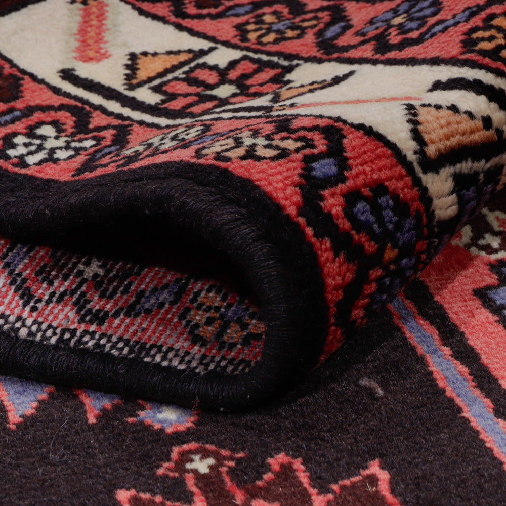 Alfombra persa - Nómada - 199 x 130 cm - azul oscuro