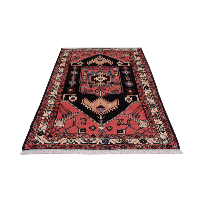 Alfombra persa - Nómada - 199 x 130 cm - azul oscuro