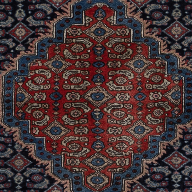 Alfombra persa - Nómada - 200 x 134 cm - azul oscuro