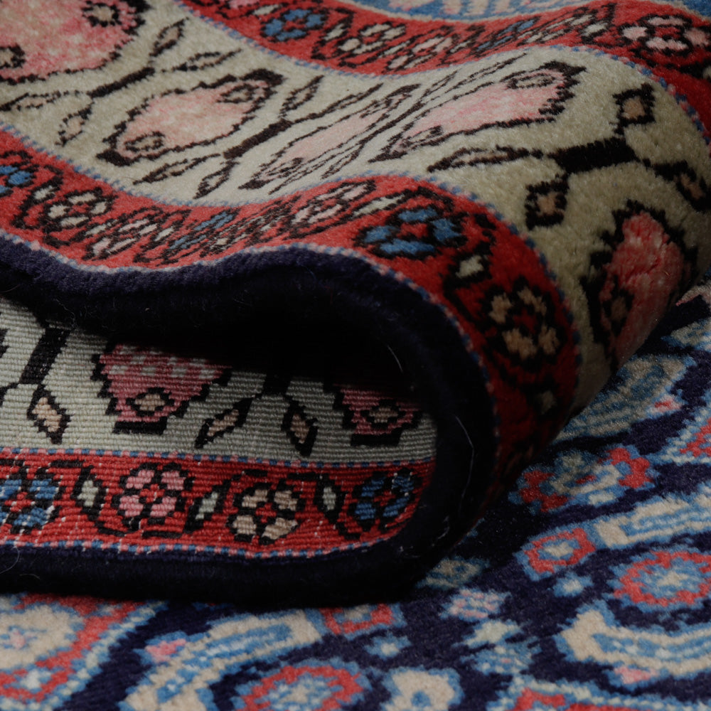 Alfombra persa - Nómada - 200 x 134 cm - azul oscuro