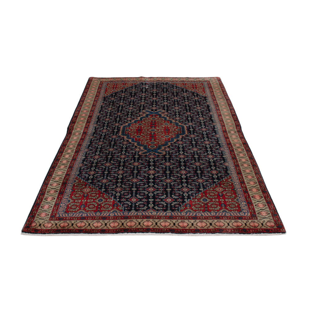 Alfombra persa - Nómada - 200 x 134 cm - azul oscuro