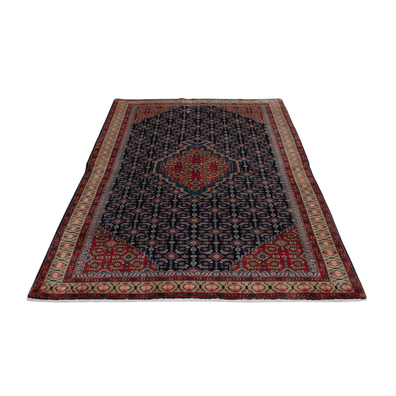 Alfombra persa - Nómada - 200 x 134 cm - azul oscuro