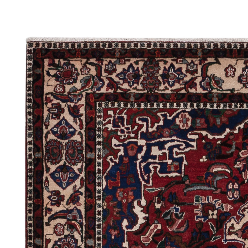 Alfombra persa - Clásica - 212 x 140 cm - rojo oscuro