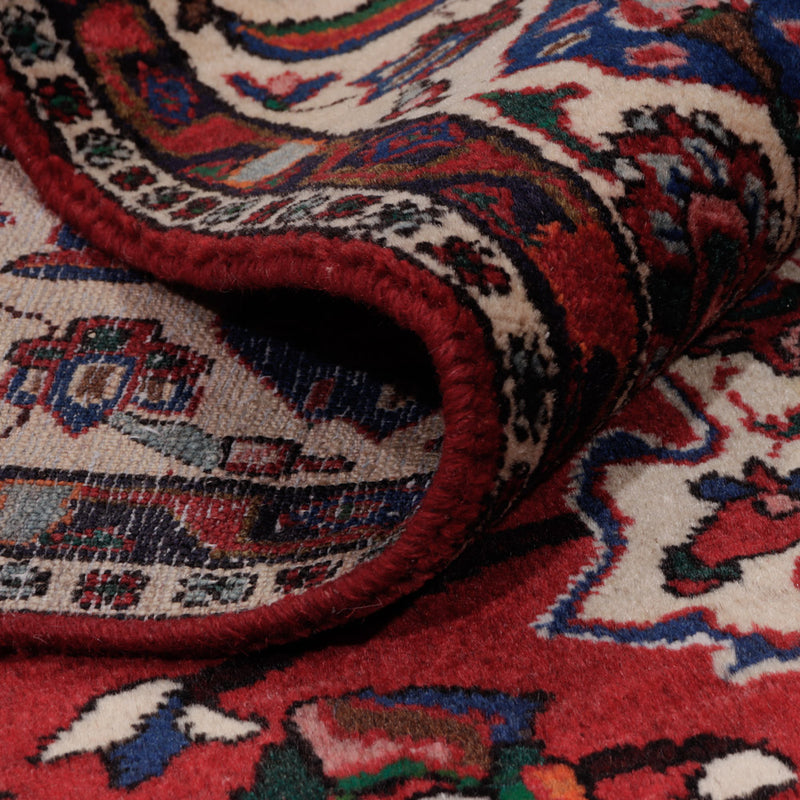 Alfombra persa - Clásica - 212 x 140 cm - rojo oscuro