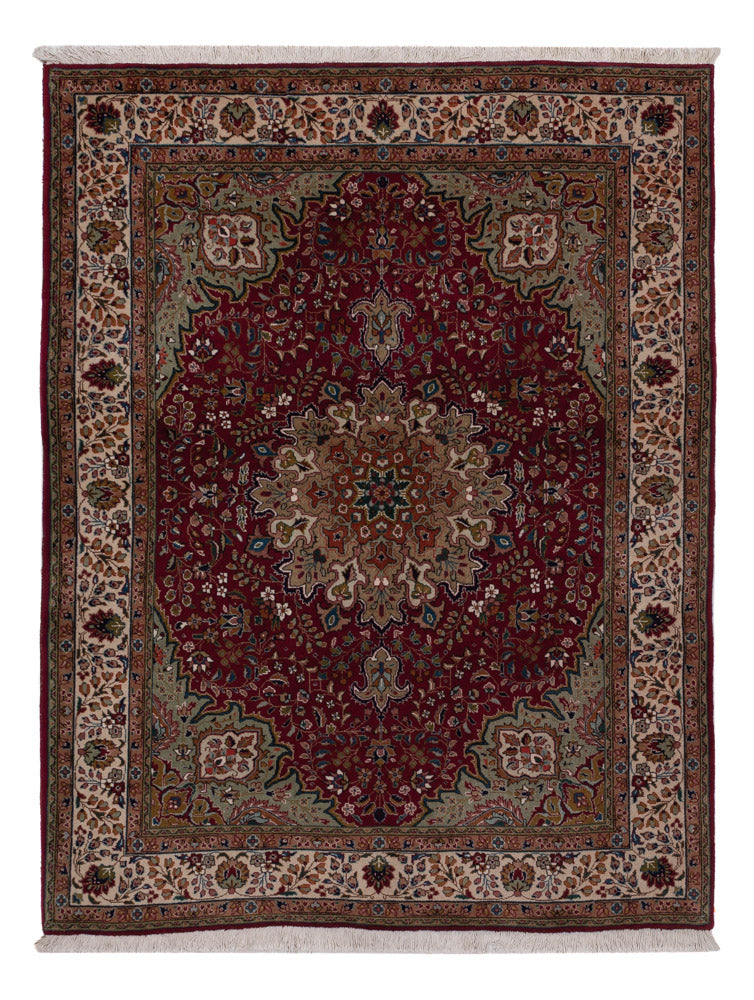 Tabriz Alfombra 195x147cm - Alfombra persa