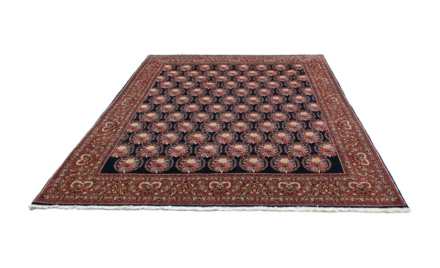 Alfombra persa - Bidjar - 265 x 205 cm - azul