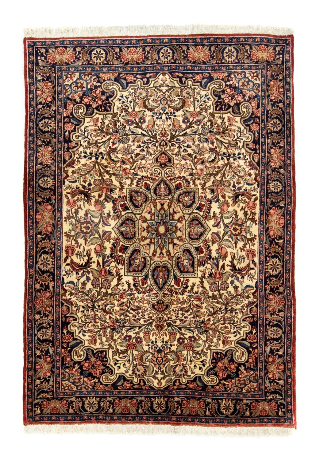 Alfombra persa - Bidjar - 197 x 140 cm - azul