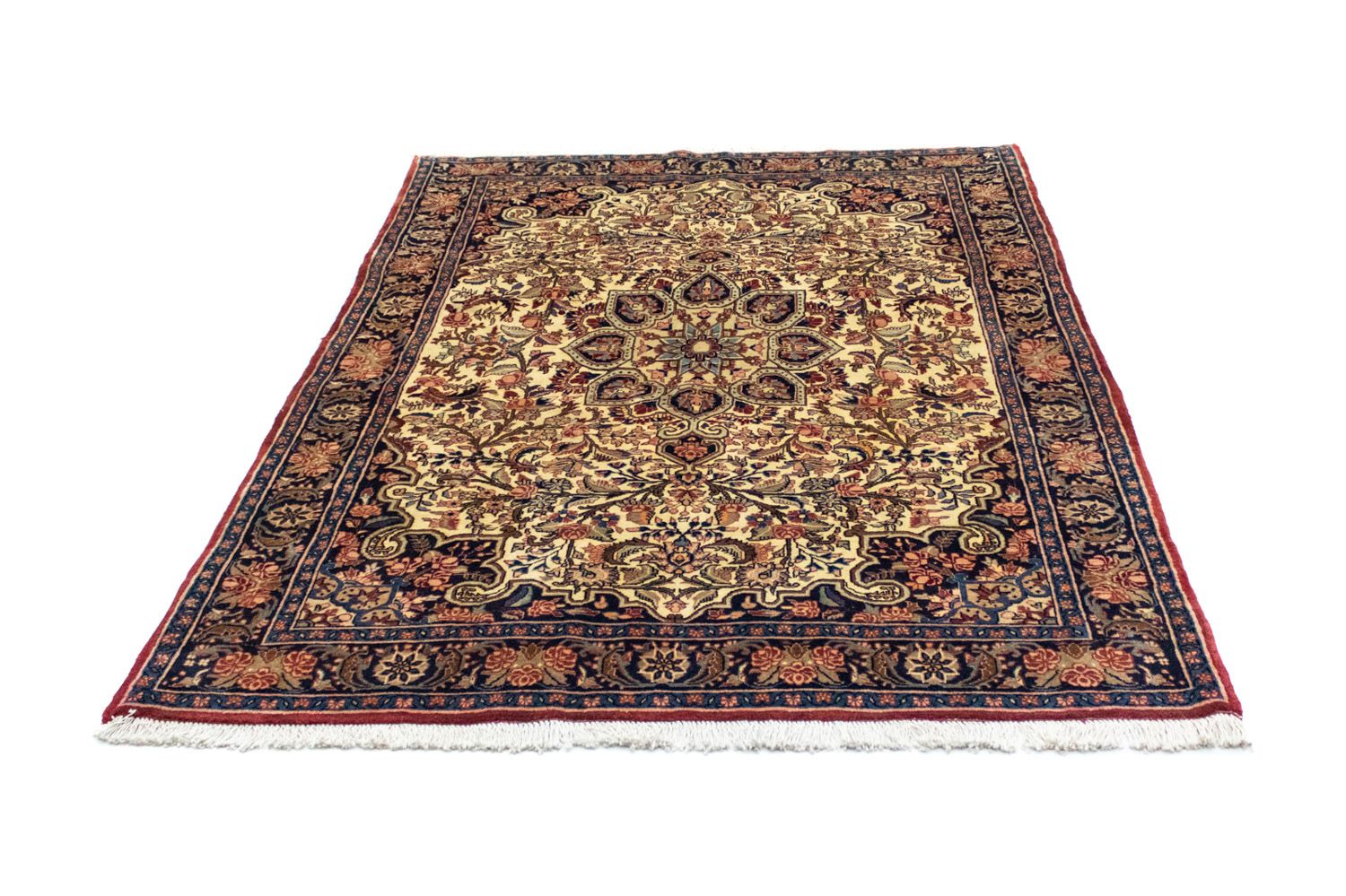 Alfombra persa - Bidjar - 197 x 140 cm - azul