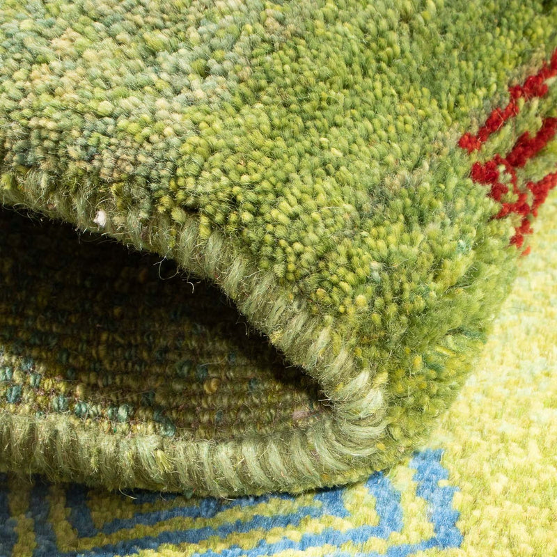Alfombra Gabbeh - Persa - 88 x 57 cm - verde
