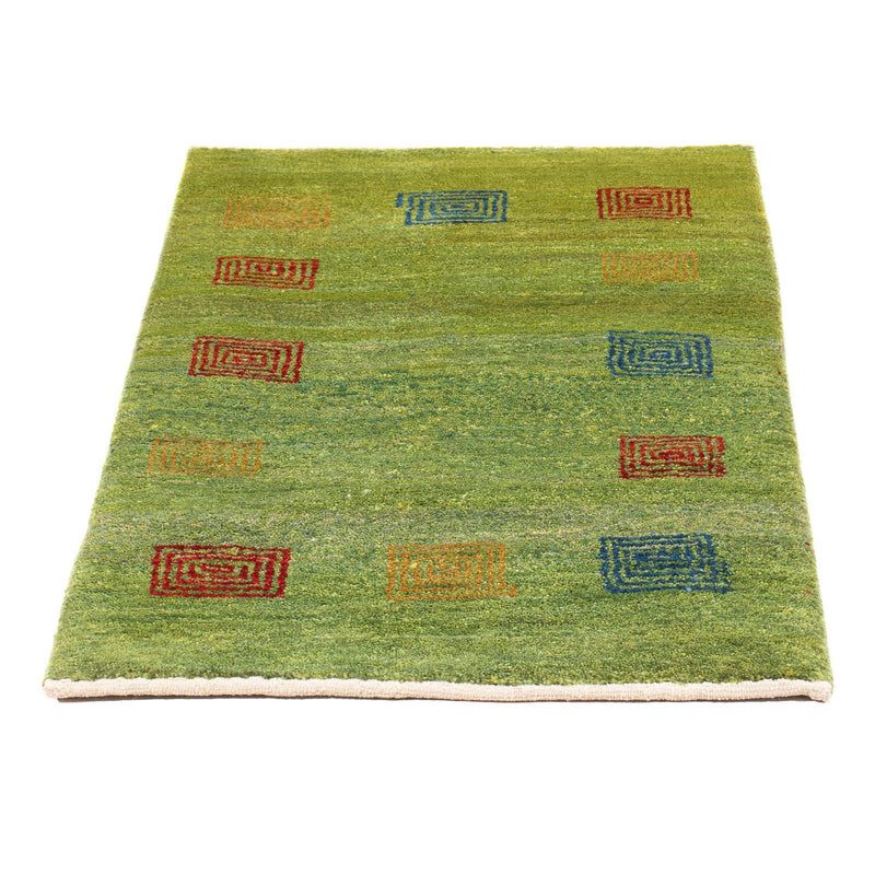 Alfombra Gabbeh - Persa - 88 x 57 cm - verde
