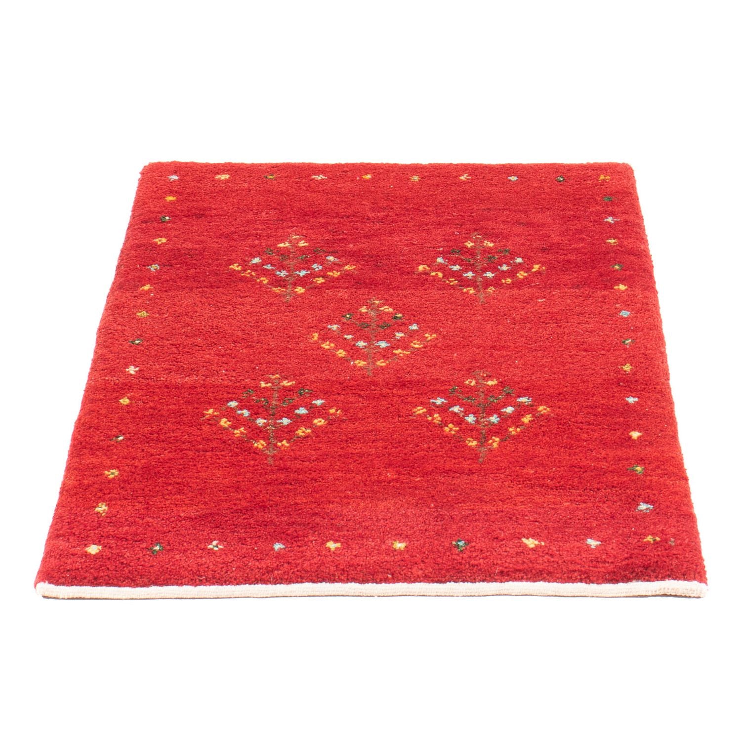 Alfombra Gabbeh - Persa - 91 x 60 cm - rojo