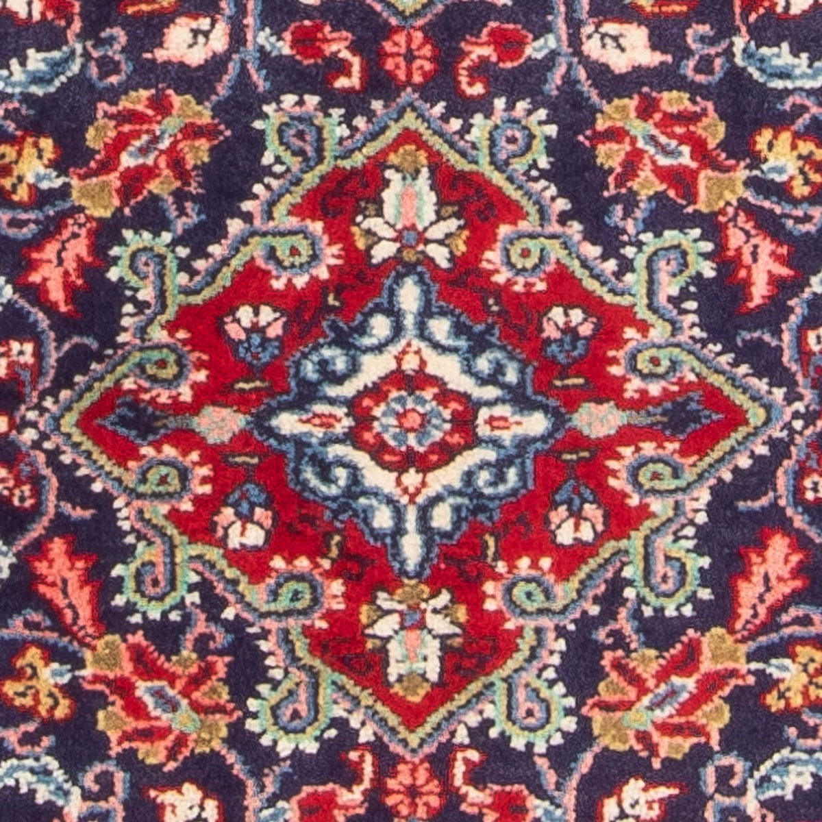 Alfombra persa - Clásica - 88 x 70 cm - azul oscuro