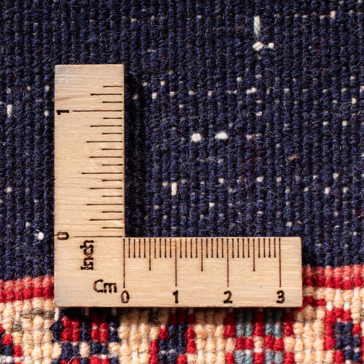 Alfombra persa - Clásica - 96 x 66 cm - azul oscuro