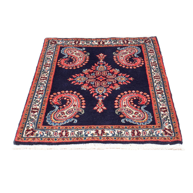 Alfombra persa - Clásica - 100 x 65 cm - azul oscuro