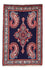 Alfombra persa - Clásica - 103 x 65 cm - azul oscuro
