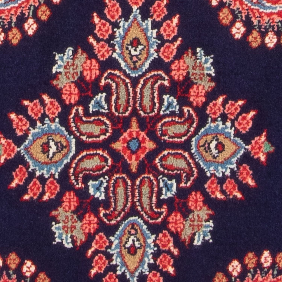 Alfombra persa - Clásica - 103 x 65 cm - azul oscuro