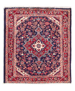 Alfombra persa - Nómada - 88 x 69 cm - azul oscuro