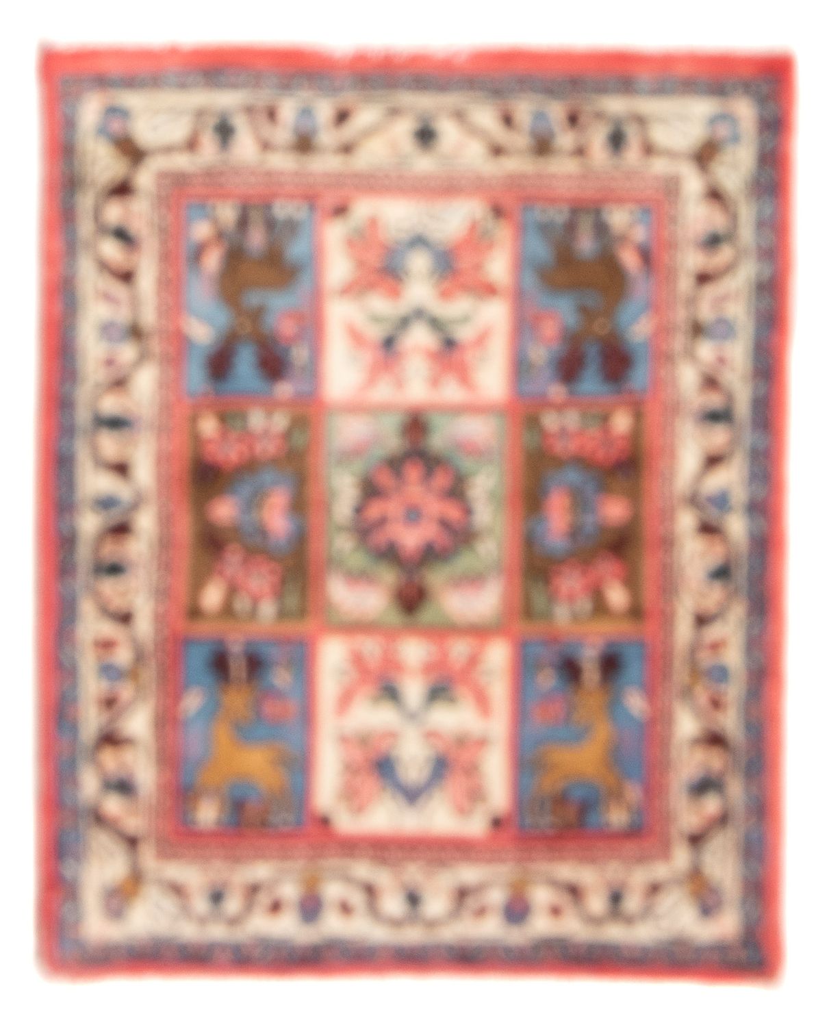 Alfombra persa - Clásica - 85 x 66 cm - multicolor