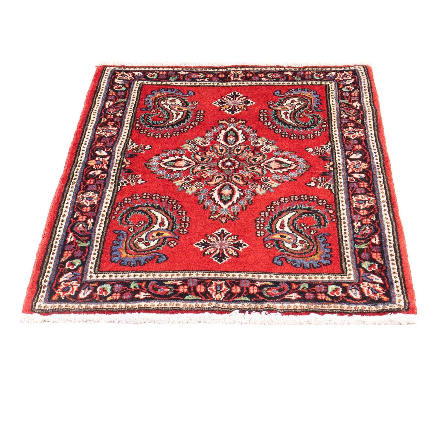 Alfombra persa - Clásica - 100 x 70 cm - rojo