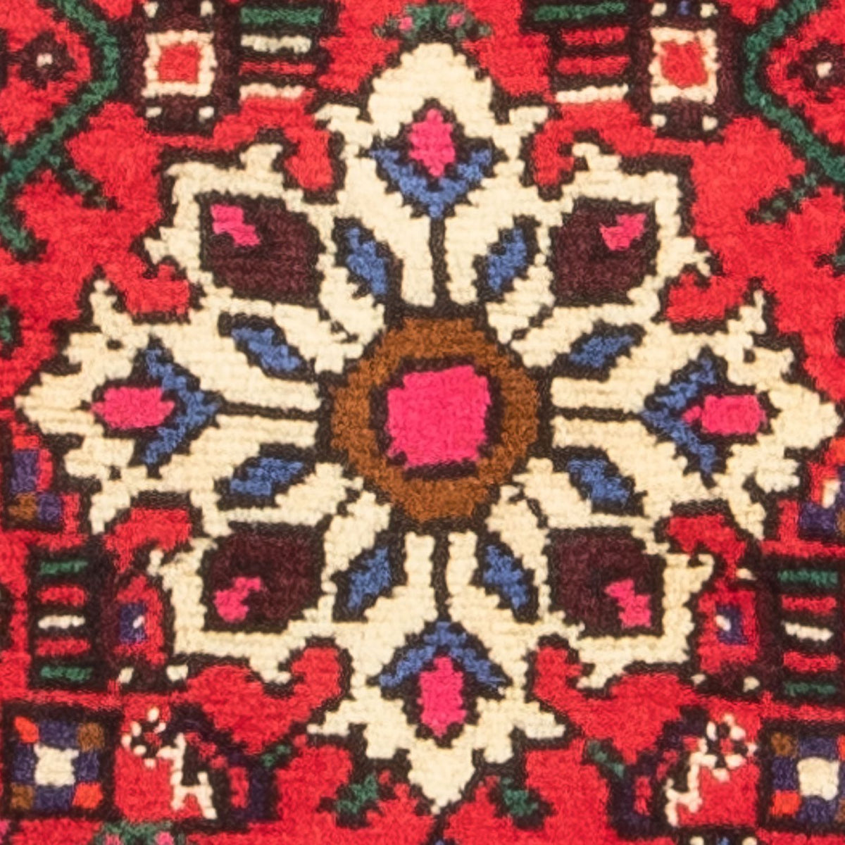 Alfombra persa - Nómada - 100 x 70 cm - rojo