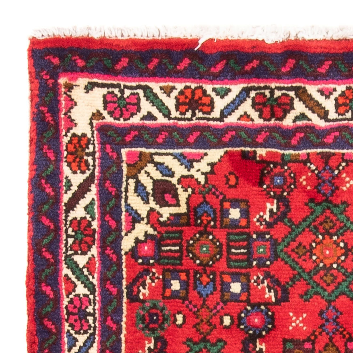 Alfombra persa - Nómada - 100 x 70 cm - rojo