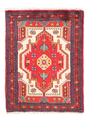 Alfombra persa - Nómada - 91 x 65 cm - rojo