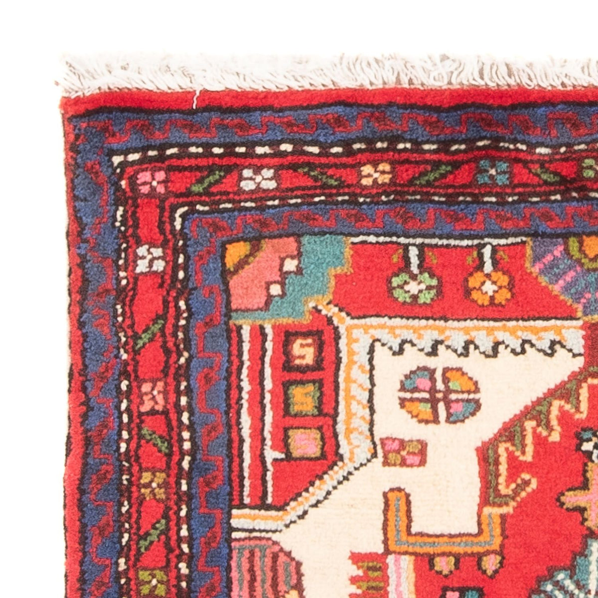 Alfombra persa - Nómada - 91 x 65 cm - rojo