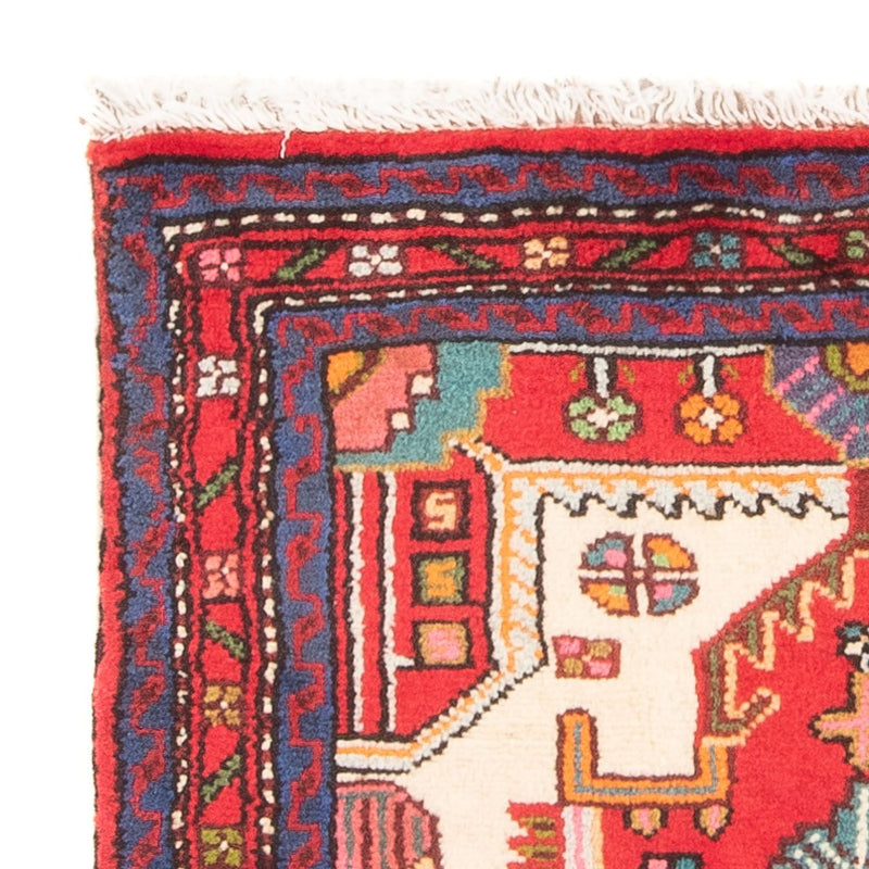 Alfombra persa - Nómada - 91 x 65 cm - rojo