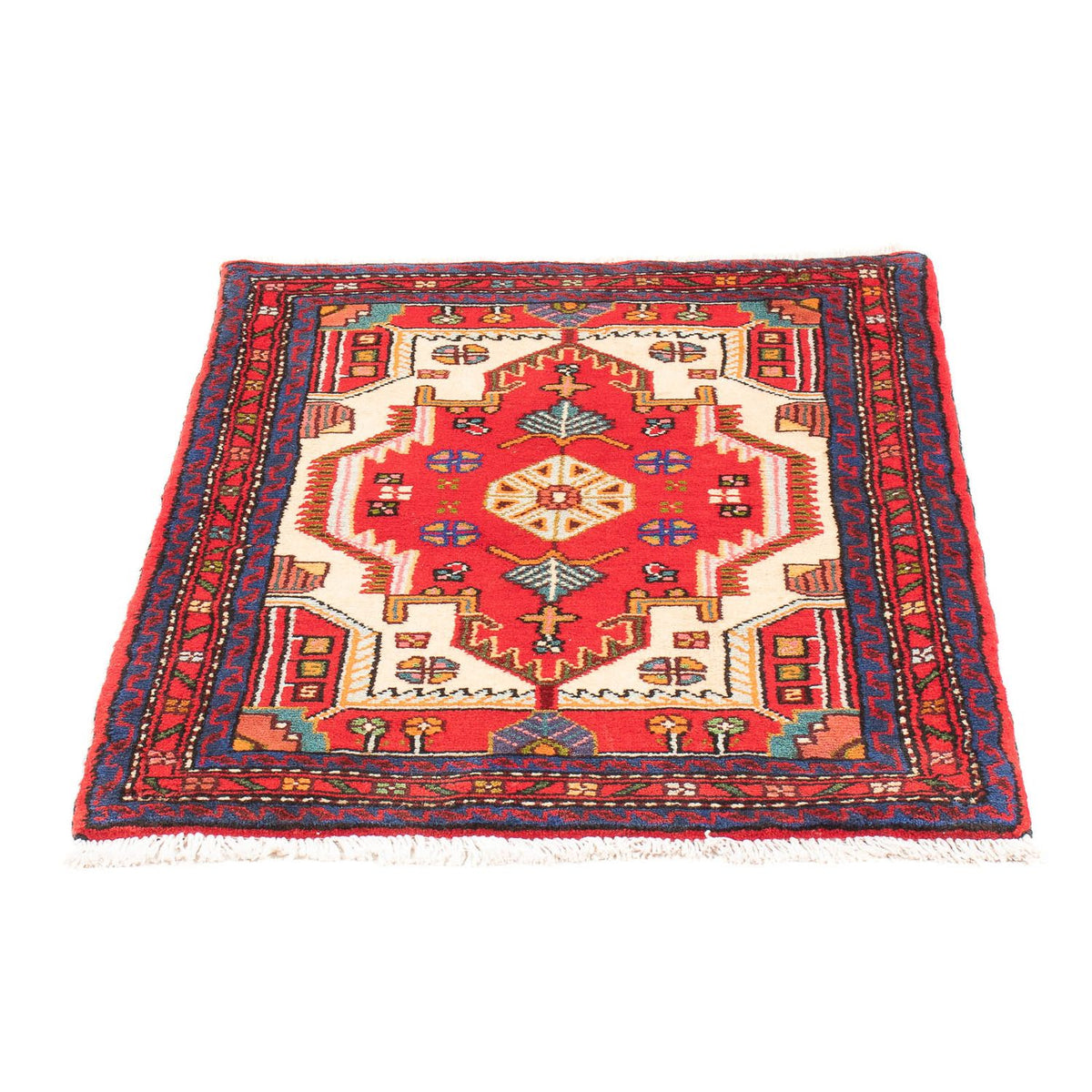 Alfombra persa - Nómada - 91 x 65 cm - rojo