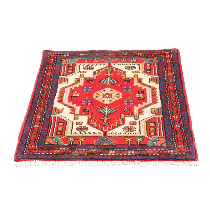Alfombra persa - Nómada - 91 x 65 cm - rojo