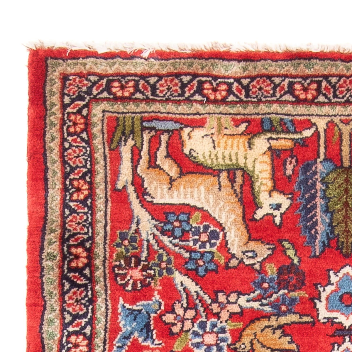 Alfombra persa - Clásica - 100 x 70 cm - rojo