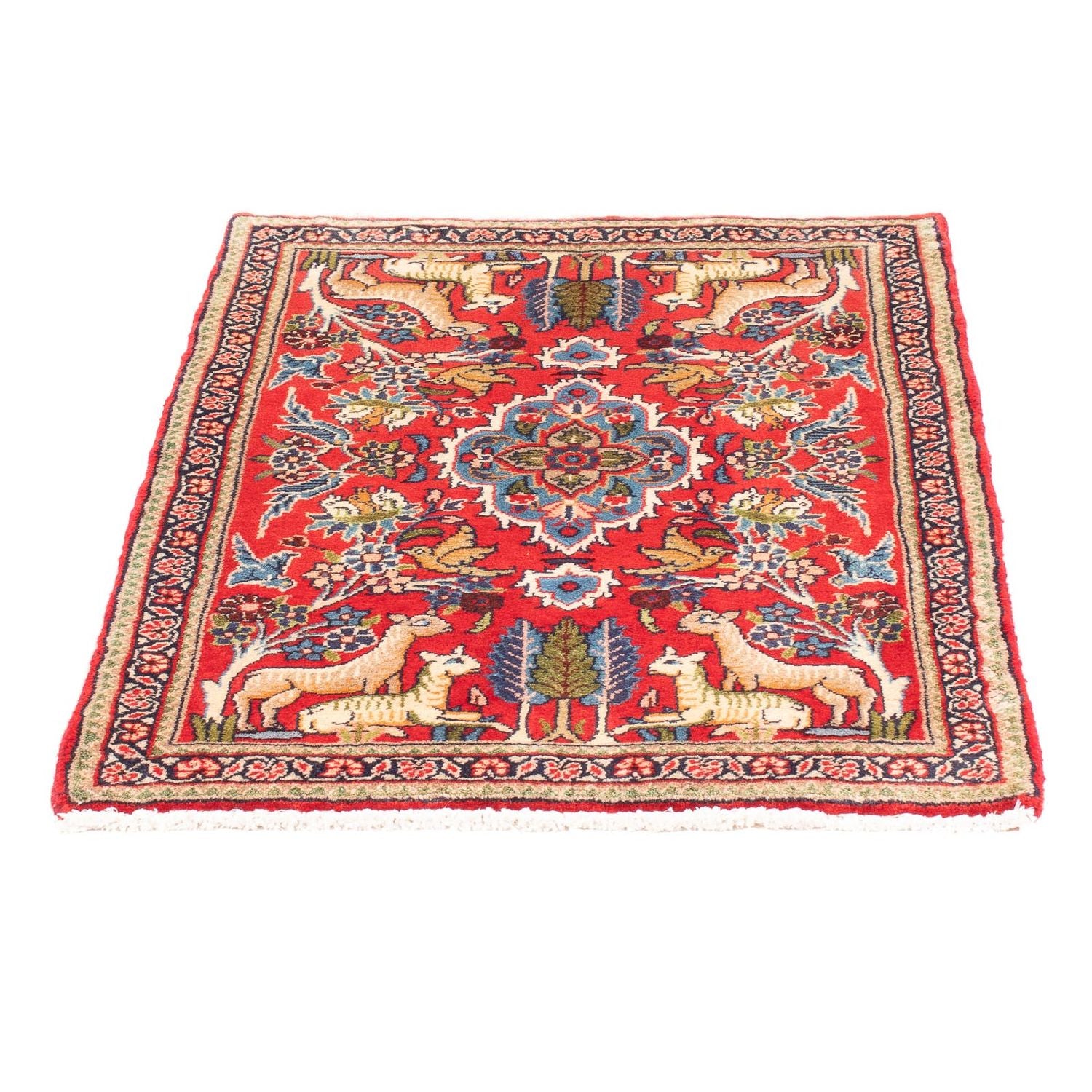 Alfombra persa - Clásica - 98 x 69 cm - rojo