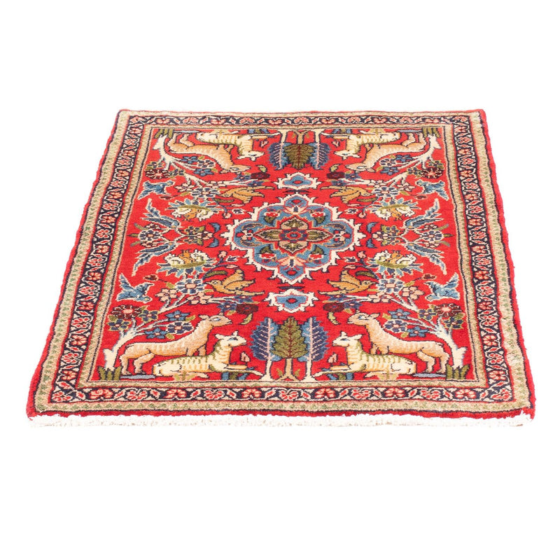 Alfombra persa - Clásica - 98 x 69 cm - rojo