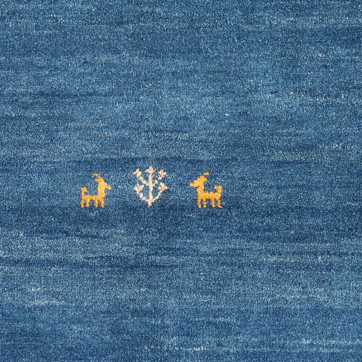 Alfombra Gabbeh - Persa - 145 x 106 cm - azul