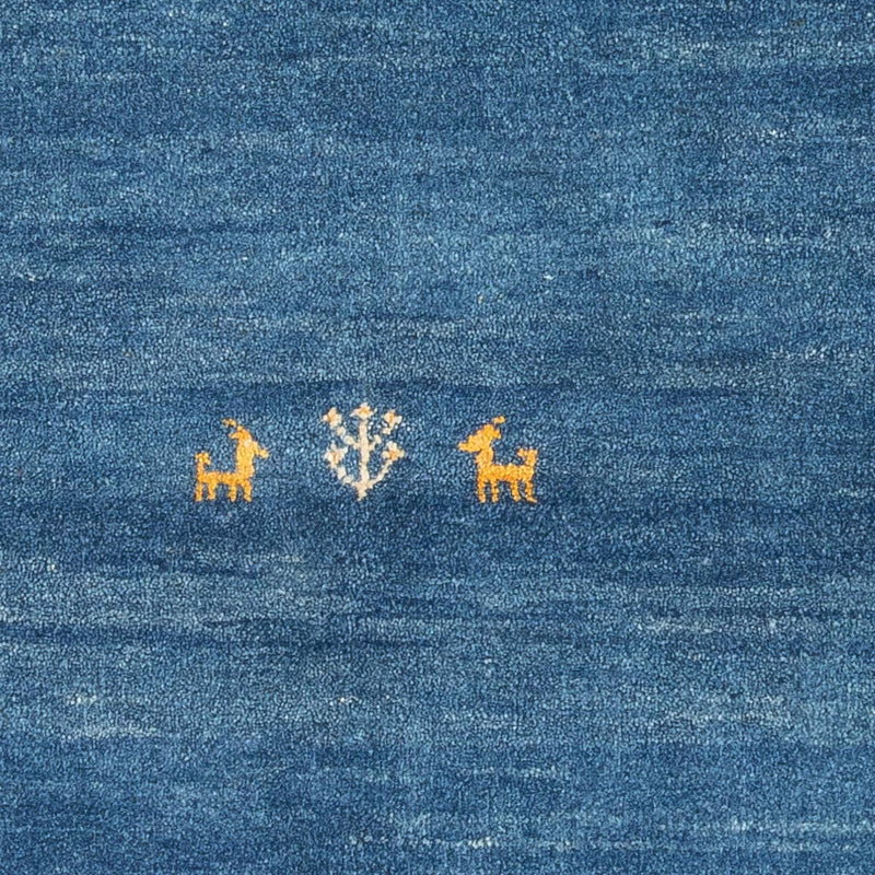 Alfombra Gabbeh - Persa - 145 x 106 cm - azul