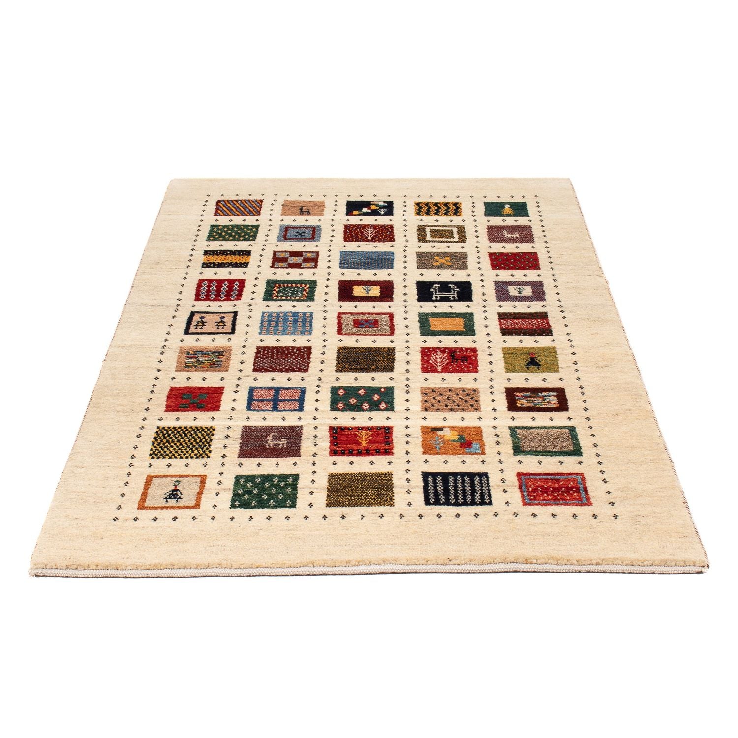 Alfombra Gabbeh - Loribaft Persa - 156 x 94 cm - multicolor