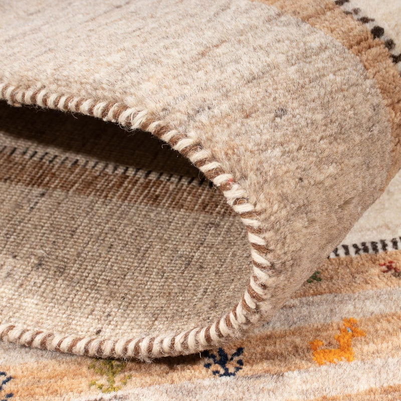 Alfombra Gabbeh - Loribaft Persa - 157 x 98 cm - natural