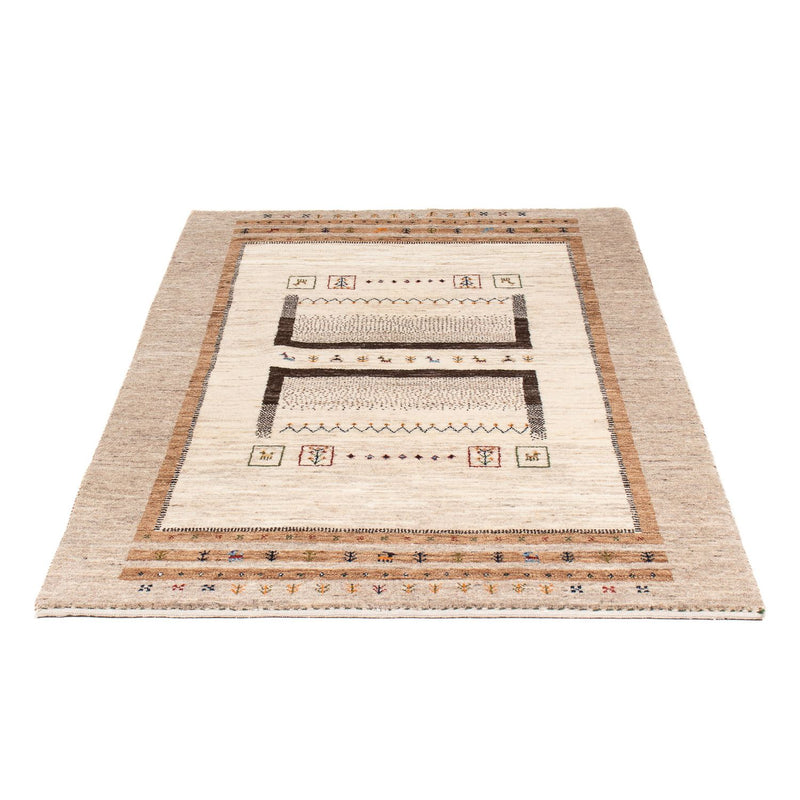 Alfombra Gabbeh - Loribaft Persa - 157 x 98 cm - natural