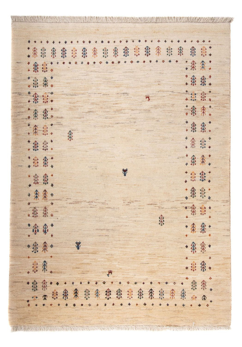 Alfombra Gabbeh - Loribaft Persa - 158 x 110 cm - natural