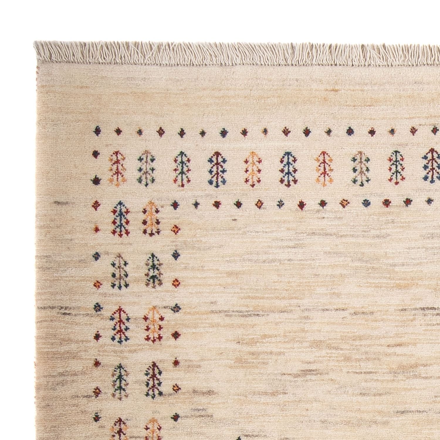 Alfombra Gabbeh - Loribaft Persa - 158 x 110 cm - natural