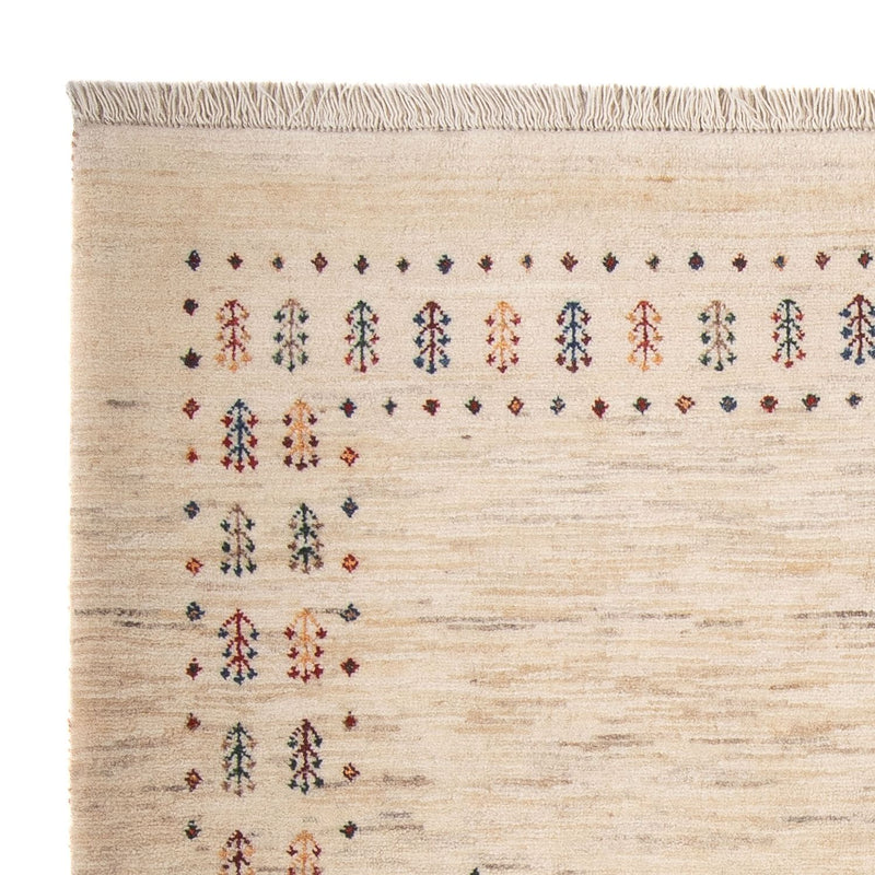 Alfombra Gabbeh - Loribaft Persa - 158 x 110 cm - natural